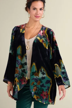 Hot Aaliyah Floral Velvet Topper Toppers