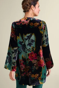 Hot Aaliyah Floral Velvet Topper Toppers