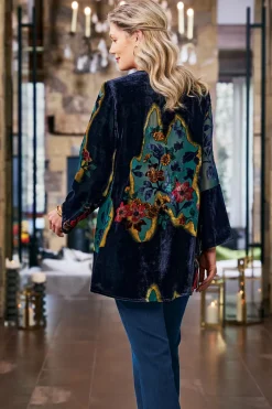 Hot Aaliyah Floral Velvet Topper Toppers