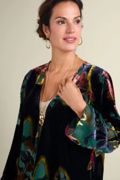 Hot Aaliyah Floral Velvet Topper Toppers