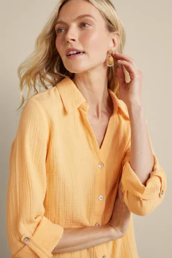 Best Addison Gauze Big Shirt Tops