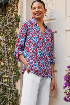 Best Addison Gauze Big Shirt Tops