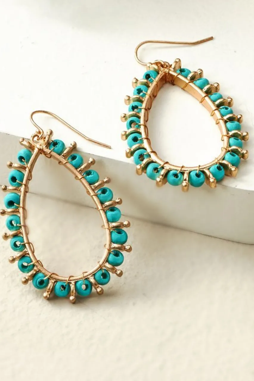 Outlet Alea Beaded Hoop Earrings Jewelry|Earrings