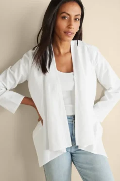 Alicante Linen Blend Topper Tops|Toppers