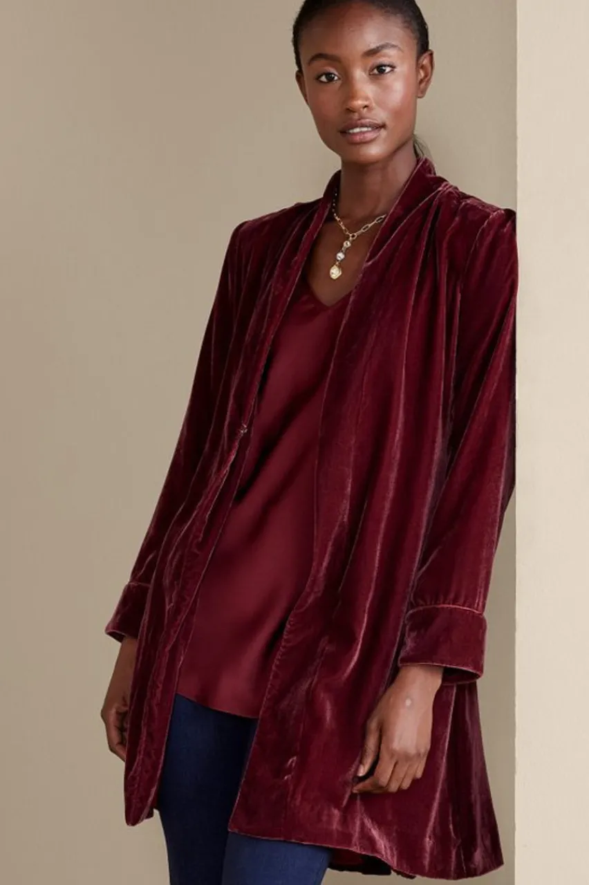 Hot Aria Velvet Jacket Jackets & Coats
