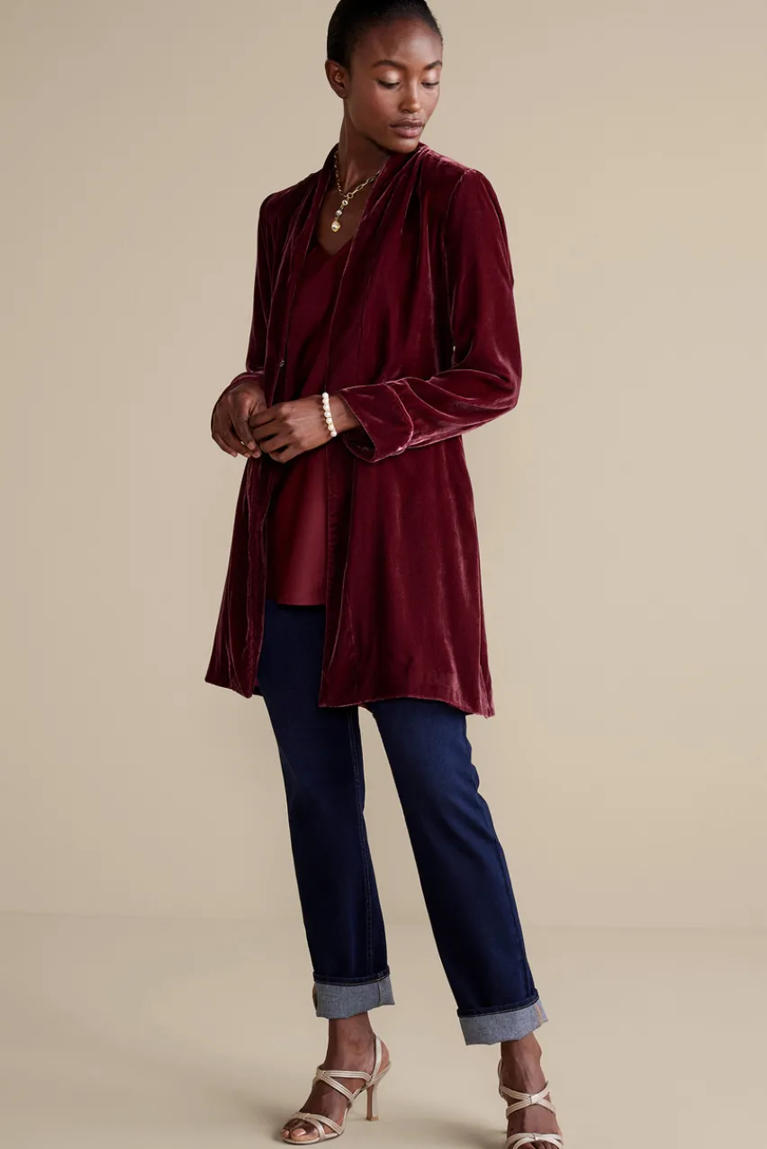 Hot Aria Velvet Jacket Jackets & Coats
