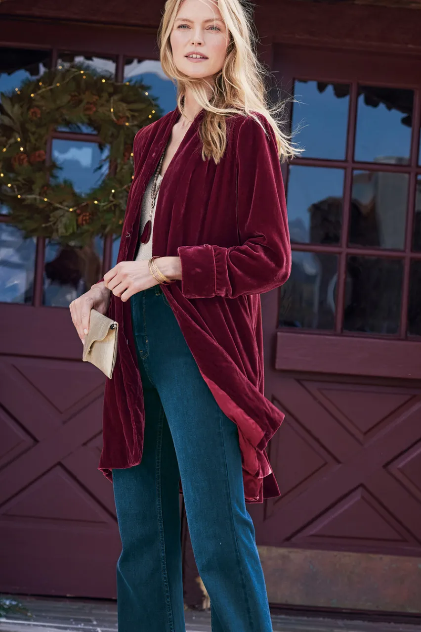 Hot Aria Velvet Jacket Jackets & Coats