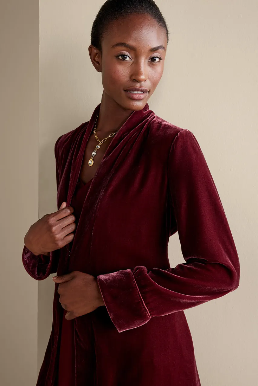 Hot Aria Velvet Jacket Jackets & Coats