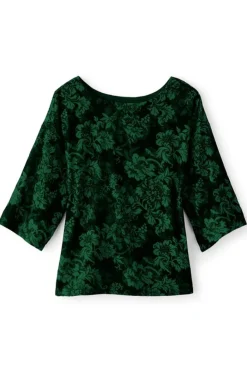 Clearance Aria Velvet Top Tops