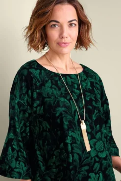 Clearance Aria Velvet Top Tops