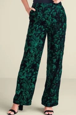 New Aria Velvet Wide Leg Pants Pants