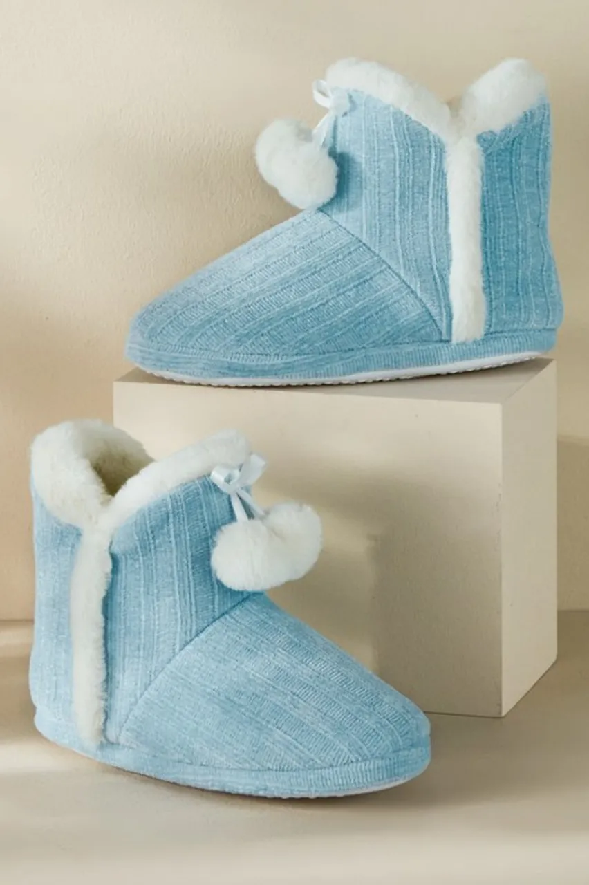 Clearance Ashlyn Cabled Bootie Slippers Shoes
