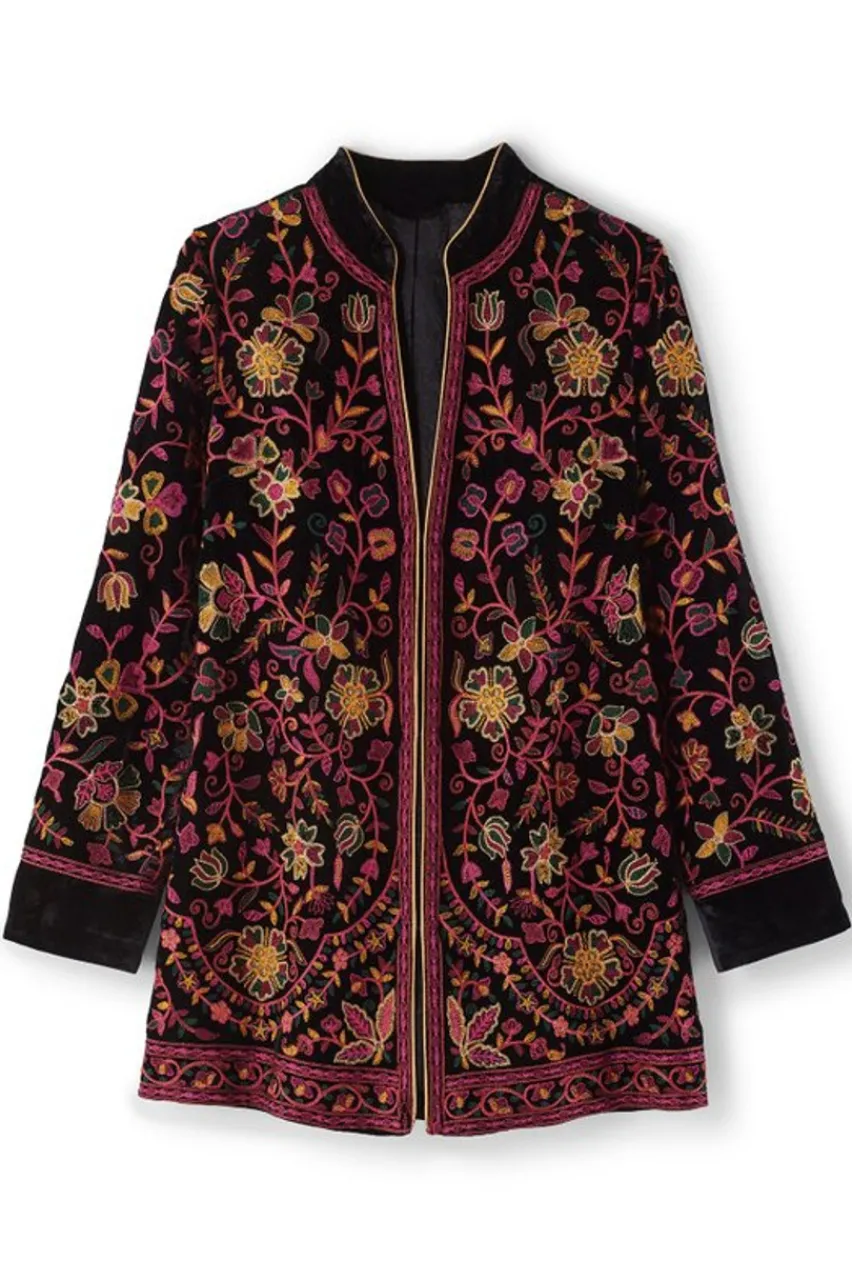 Discount Astrid Velvet Jacket Jackets & Coats