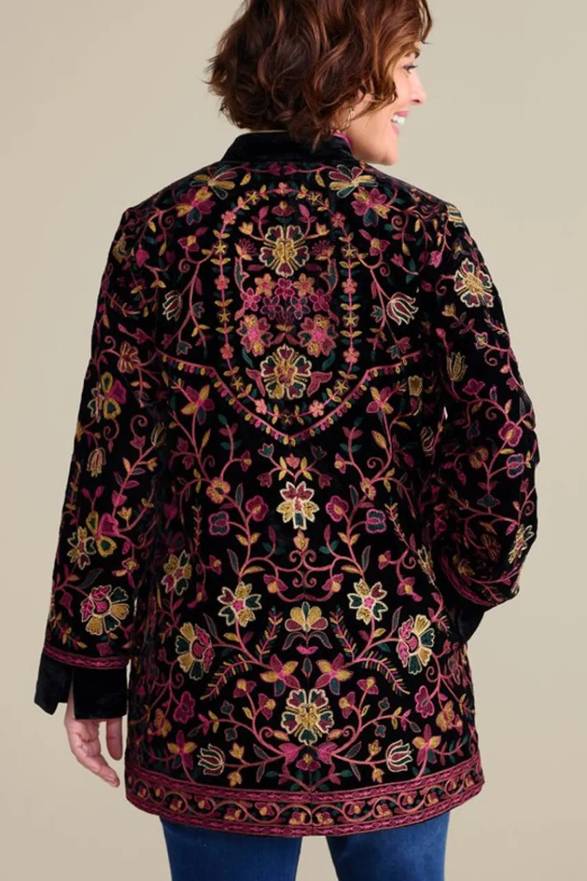 Discount Astrid Velvet Jacket Jackets & Coats