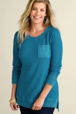 Online Autumn Waffle Tunic Tops|Tunics & Leggings