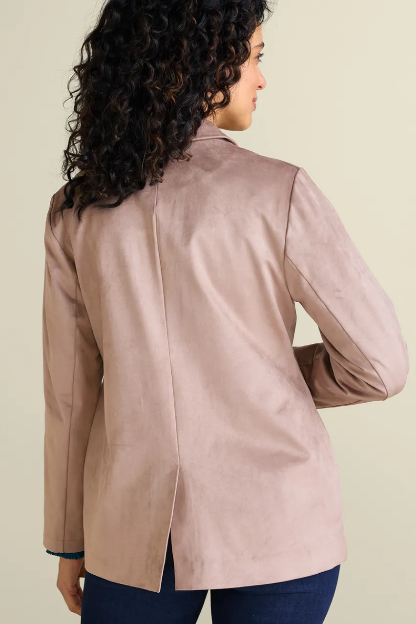 Outlet Breck Faux Suede Blazer Toppers|Jackets & Coats