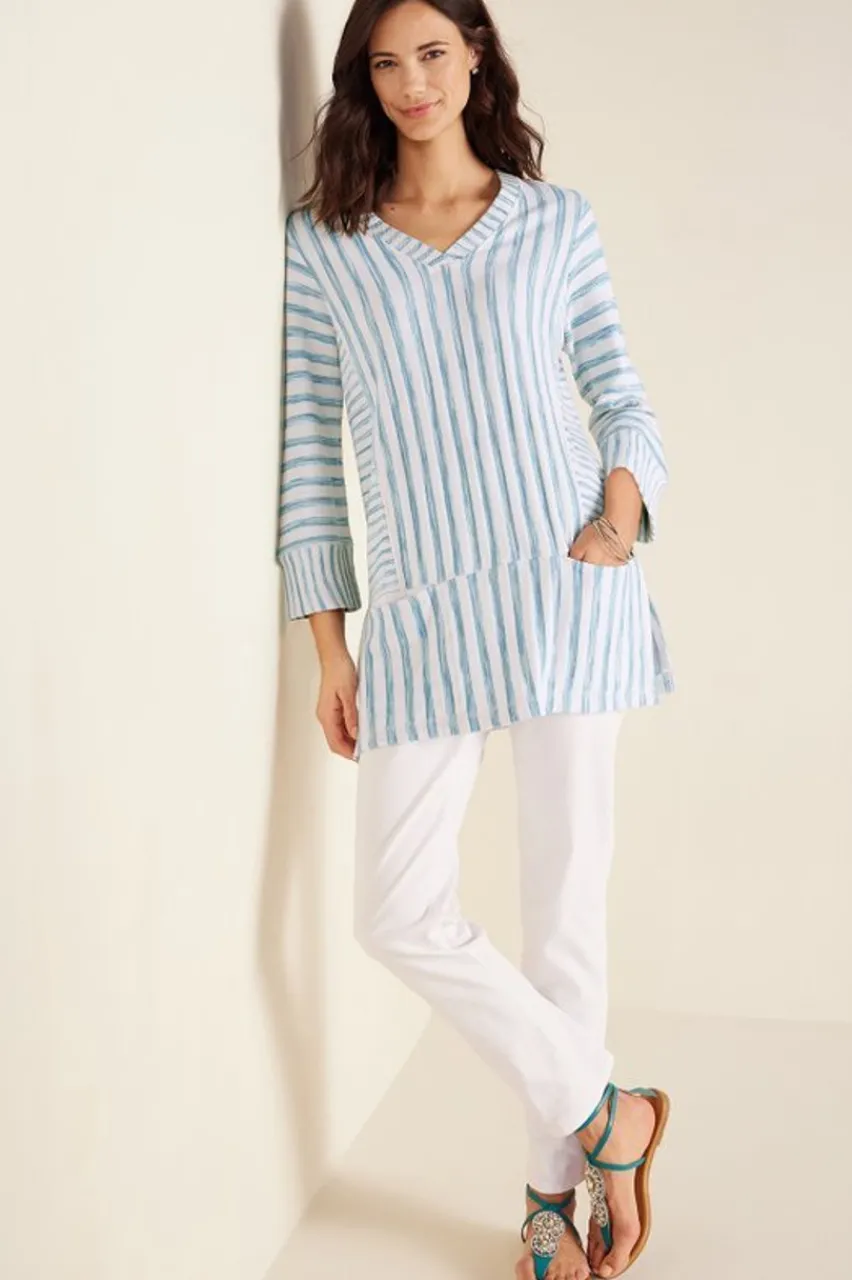 Outlet Briza Stripe Tunic Tops