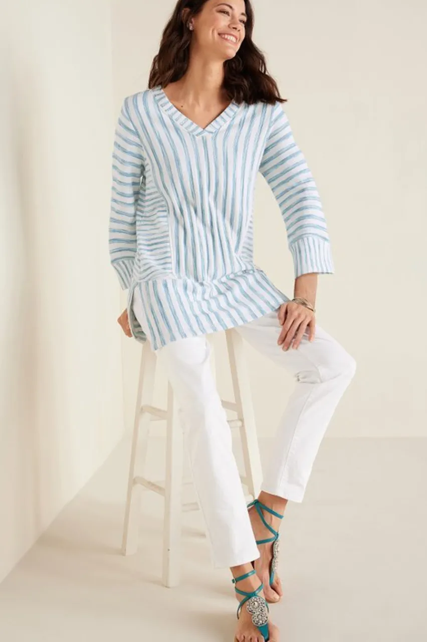 Outlet Briza Stripe Tunic Tops