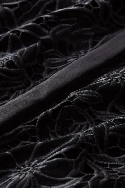 Candace Velvet Lace Tunic Tops