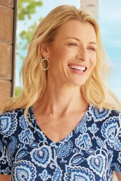 Hot Cassini Hoop Earring Jewelry|Earrings