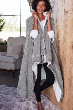Hot Chenille Sherpa Wearable Throw Sleepwear & Lounge|Scarves & Wraps