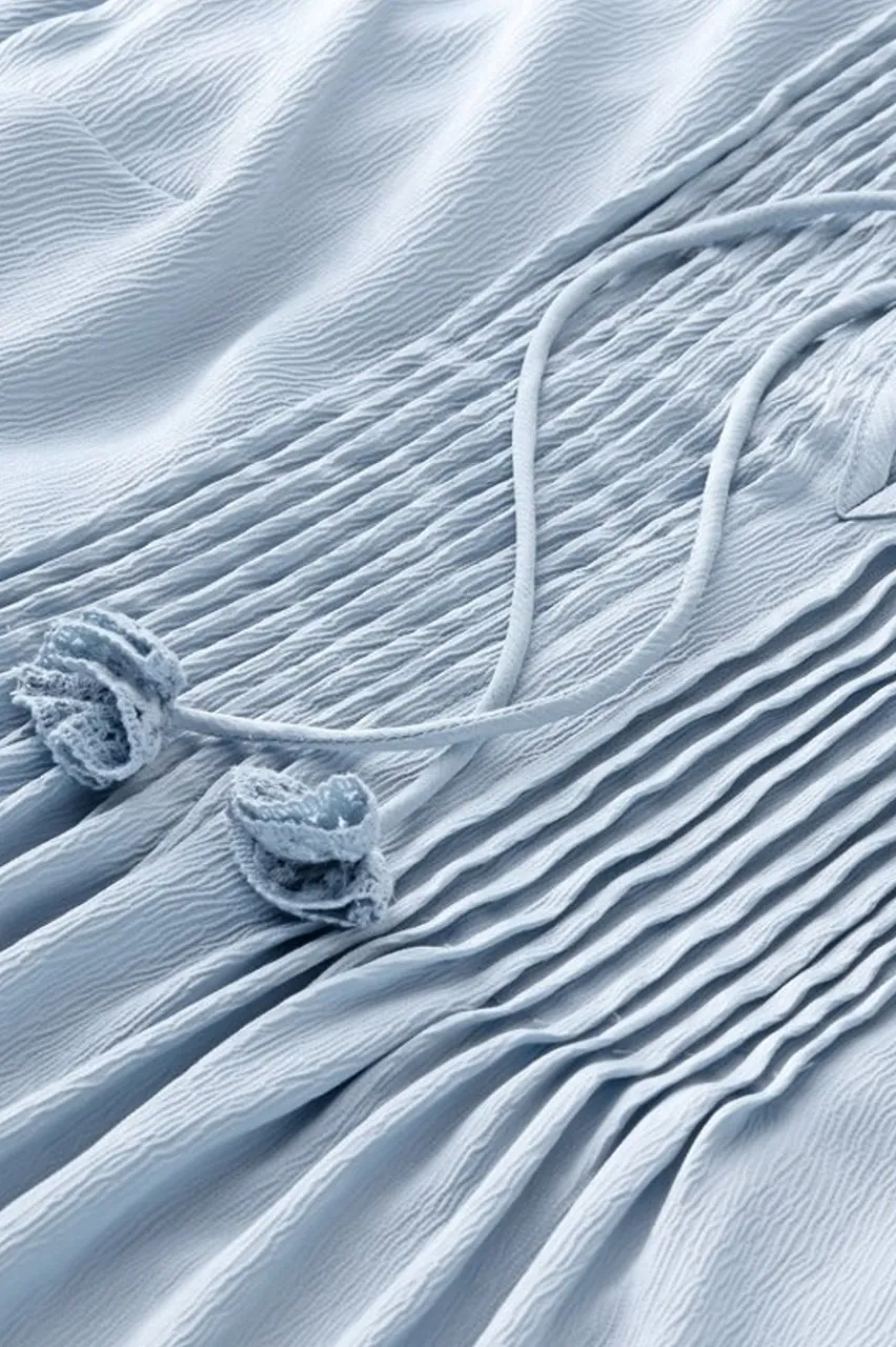 Clearance Connie Lace Trim Crepe Top Tops