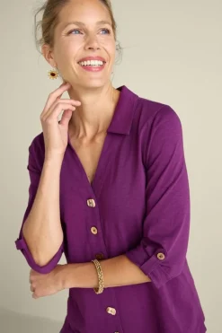 Danielle 3/4 Sleeve Tunic Tops|Tunics & Leggings