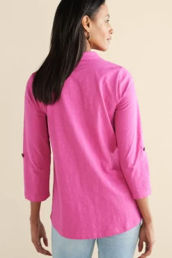 Danielle 3/4 Sleeve Tunic Tops|Tunics & Leggings