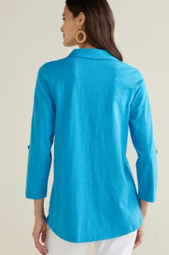 Danielle 3/4 Sleeve Tunic Tops|Tunics & Leggings