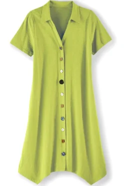 Best Danielle Button Dress Dresses