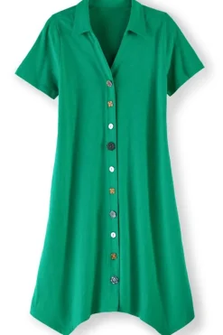 Best Danielle Button Dress Dresses