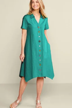 Best Danielle Button Dress Dresses