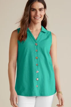 Sale Danielle Sleeveless Tunic Tops|Tunics & Leggings
