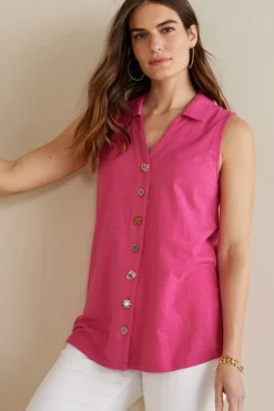 Sale Danielle Sleeveless Tunic Tops|Tunics & Leggings