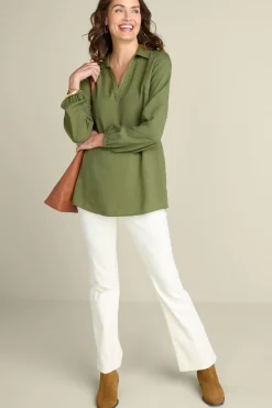 Best Delaine Tencel™ Tunic Tops