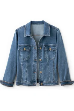 Outlet Diana Shapely Denim Jacket Toppers|Jackets & Coats