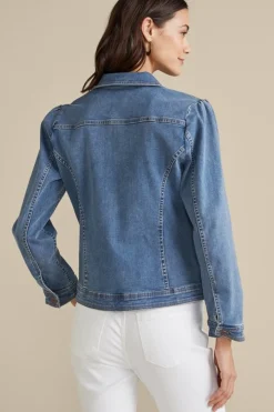 Outlet Diana Shapely Denim Jacket Toppers|Jackets & Coats