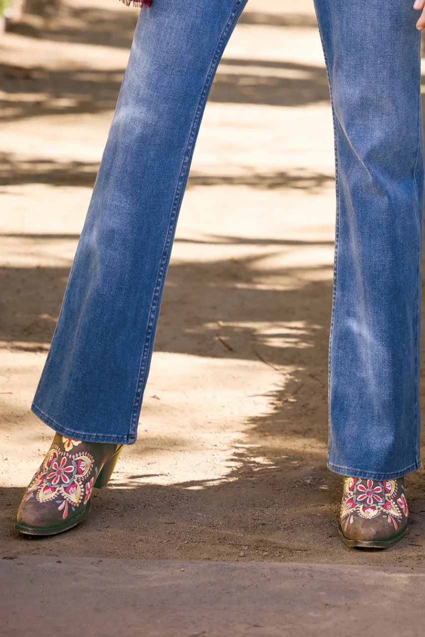 New Diba True Cainsville Embroidered Bootie Shoes