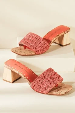 Discount Donald Pliner Nayla Crochet Slide Shoes