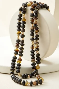 Best Ebony Beaded Necklace Jewelry|Necklaces