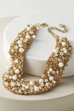 Outlet Elanore Crochet Pearl Necklace Jewelry|Necklaces