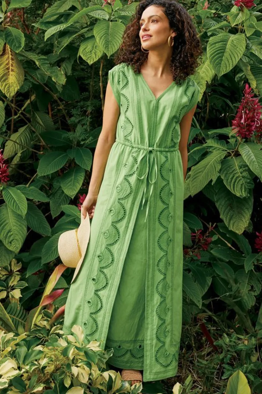 Outlet Ellison Linen Blend Maxi Dress Dresses