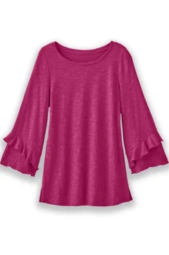Sale Erin Linen Blend Tunic Tops