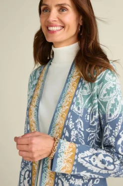 Outlet Ezer Jacquard Duster Tops|Sweaters & Cardigans