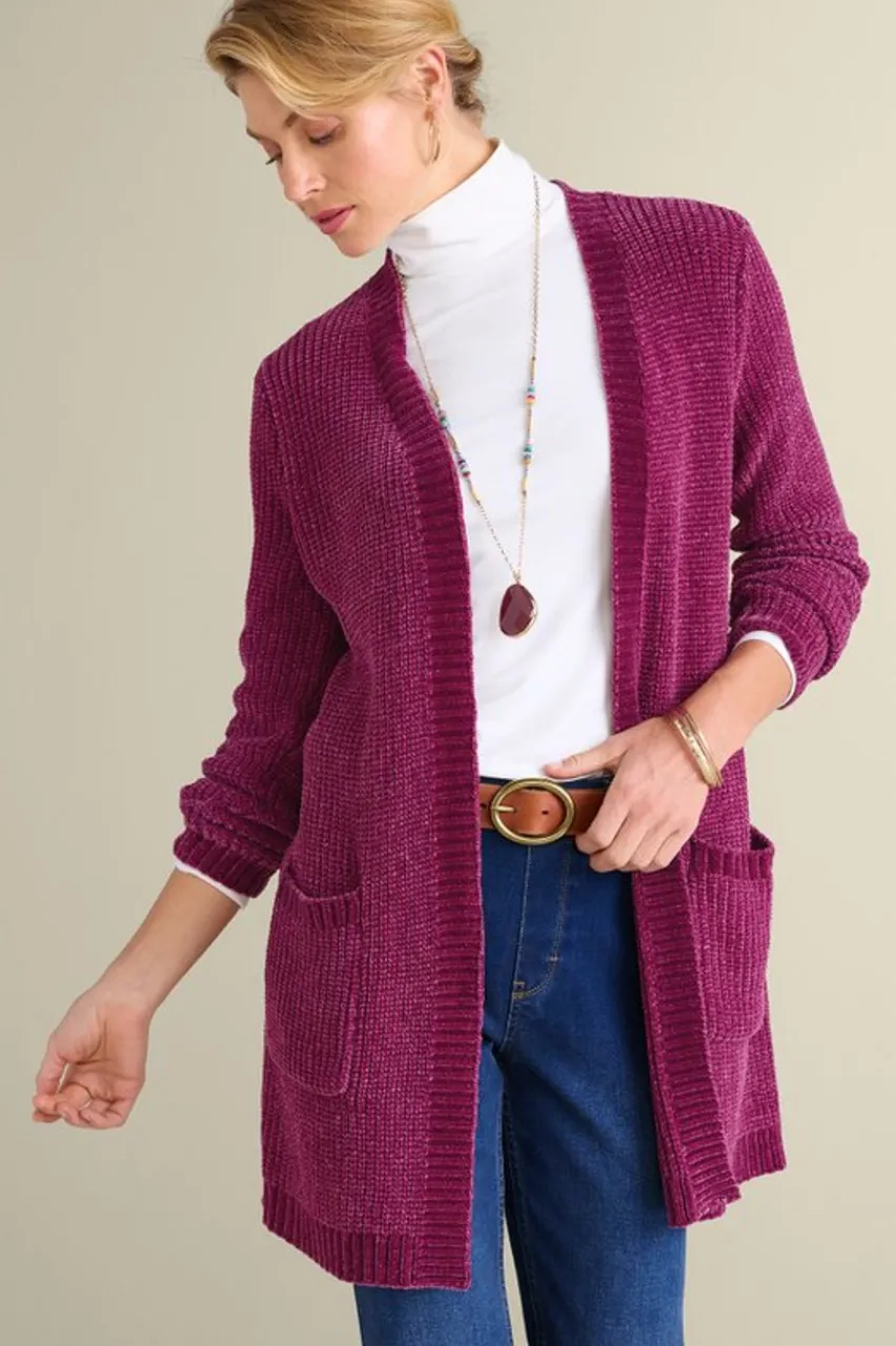 Outlet Faith Chenille Cardigan Sweaters & Cardigans