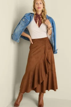 Hot Faux Suede Skirt Skirts