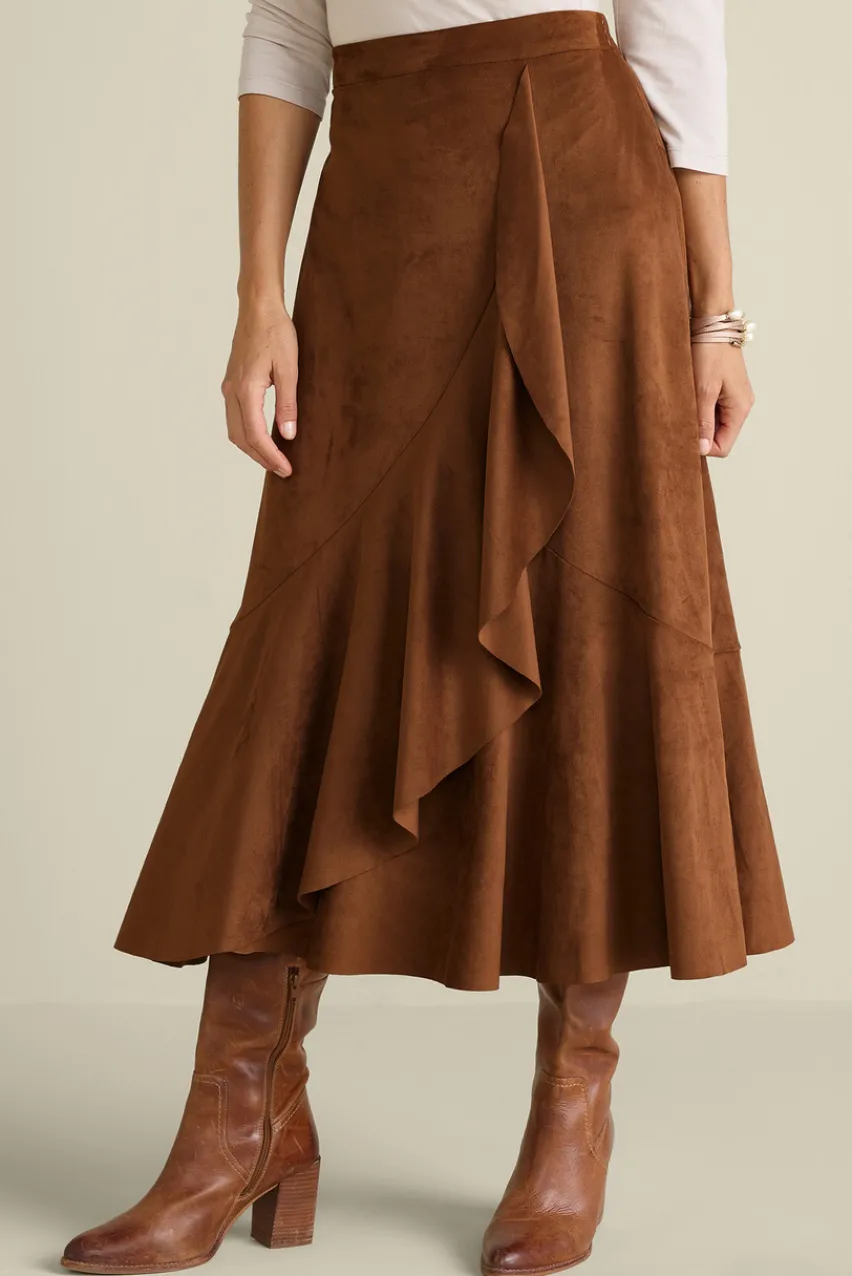 Hot Faux Suede Skirt Skirts