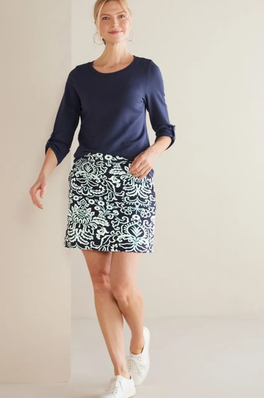 Fina French Terry Skort Pants|Skirts