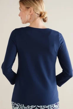 New Fina French Terry Tee Tops