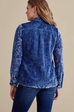 Discount Floreat Velvet Shirt Tops